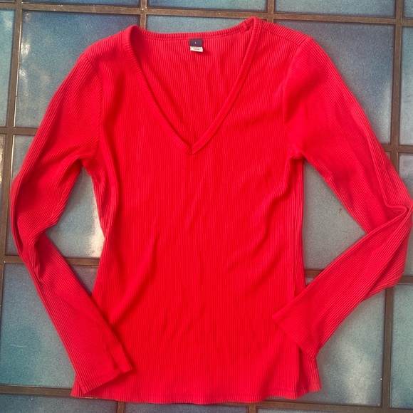 Old Navy Sweaters - DONATED! Ribbed soft v-neck long sleeve shirt old navy